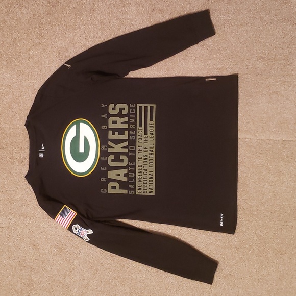 Nike Other - Nike Youth Green Bay Packers Salute to Service Long Sleeve Shirt